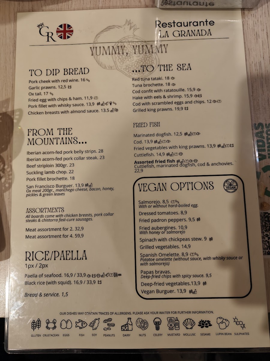 La Granada Restaurante Menu - Image 3