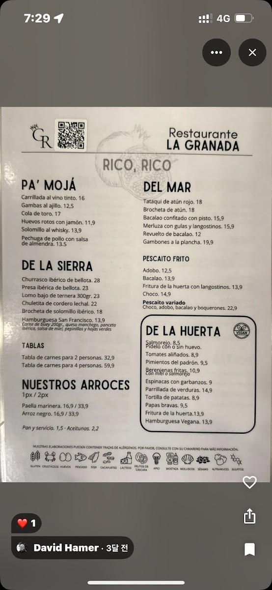 La Granada Restaurante Menu - Image 6